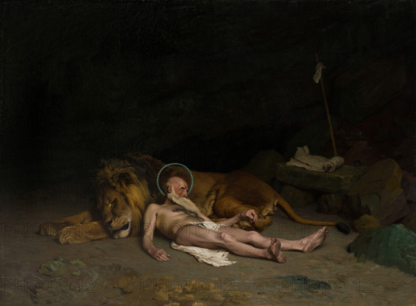 Saint Jerome, 1874. Creator: Jean-Leon Gerome.