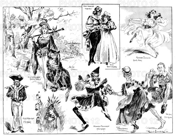 The Pantomime "Dick Whittington and His Cat," at the Grand Theatre, Islington, 1898. Creator: Carl Hentschel.