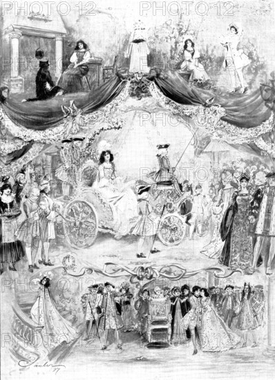 The Pantomime "Cinderella," at the Garrick Theatre, 1898. Creator: Unknown.