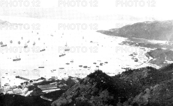 The Chinese Question: views of Victoria, the capital of Hong-Kong - the Port and Bay, 1898. Creator: Unknown.