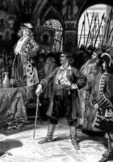 Peter the Great, the new play at the Lyceum, 1898. Creator: Unknown.