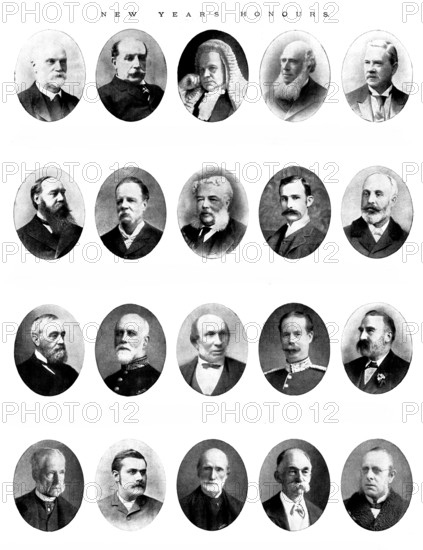 New Year's Honours, 1898. Creators: Elliott & Fry, Maull & Fox, Walery, John Jabez Edwin Mayall, Russell & Sons.