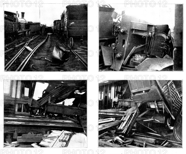 The accident to a Scotch Express, 1898. Creator: William Crooke.