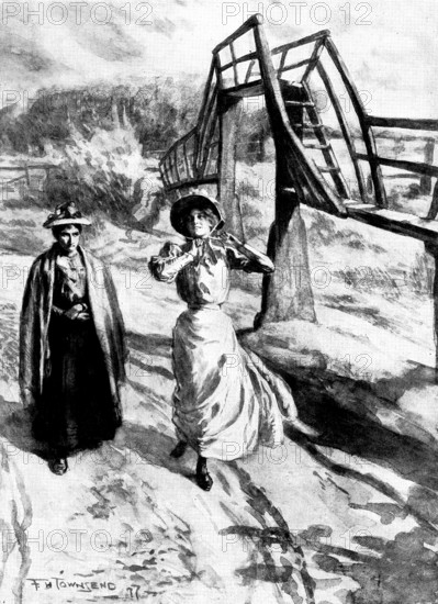 Lonesome Anne: The still air was rent with that ever-ready laughter, 1898. Creator: Unknown.