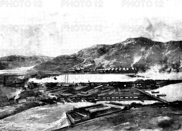 The Chinese Crisis: Dock at Port Arthur, 1898. Creator: Unknown.