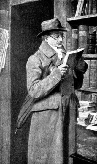 An Old Volume, by H. Stacy Marks, R.A.,1898.  Creator: Unknown.