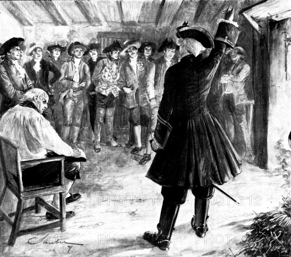 The Wild Geese: "Now, lads, I will tell you of the great deeds the Irish Brigade has done", 1898. Creator: Robert Sauber.