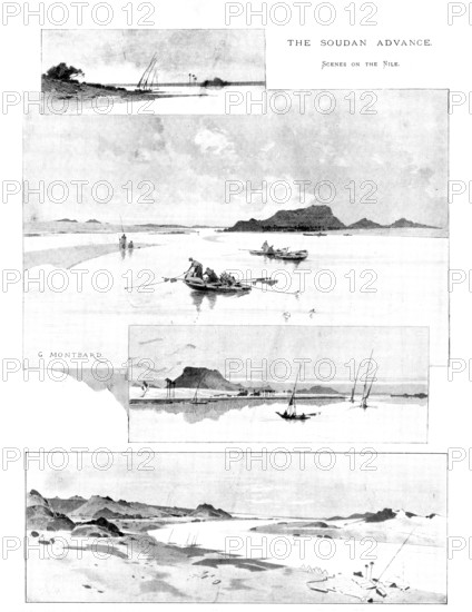 The Soudan Advance: scenes on the Nile, 1898. Creator: Unknown.