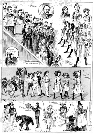 The Young Helpers' League at the Royal Albert Hall, 1898. Creator: Carl Hentschel.