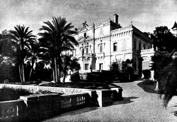 Château Thorenc, Cannes, where Mr. Gladstone is now staying as the guest of Lord Rendel, 1898. Creator: Numa Blanc.