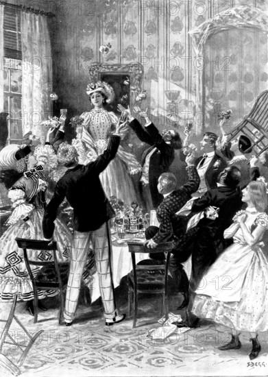 Trelawny of 'The Wells,' Mr. Pinero's new play at the Court Theatre, 1898. Creator: Unknown.