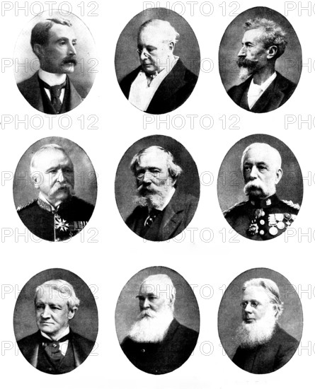 Various portraits, 1898.  Creators: Unknown, Lafayette, Elliott & Fry, Lormier, Russell & Sons.