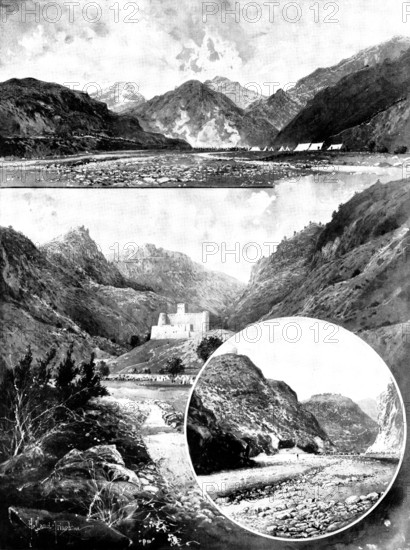 The Indian Frontier Rising: the expedition into the Khyber and Bazar Valley, 1898. Creator: Joseph Holland Tringham.