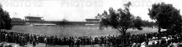 The English Cricket Team in Australia: the Second Test Match, Melbourne..., 1898. Creator: Harvie & Sutcliffe.