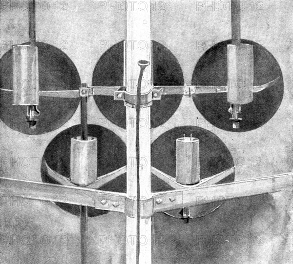 Lantern-room, Little Crosby Lighthouse, in which the fire originated, 1898. Creator: Unknown.