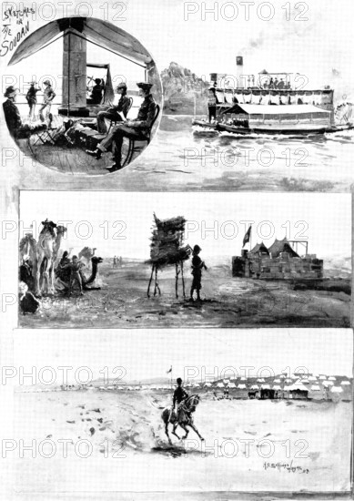 Sketches in the Soudan, 1898. Creator: Unknown.