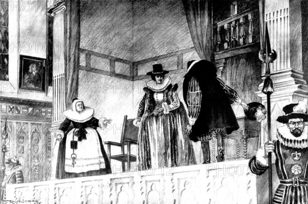 Beaumont and Fletcher's comedy, "The Coxcomb," performed by the Elizabethan Stage Society, 1898. Creator: Unknown.