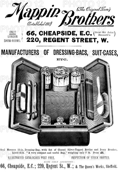 Advertisement for Mappin Brothers, 1898. Creator: Unknown.