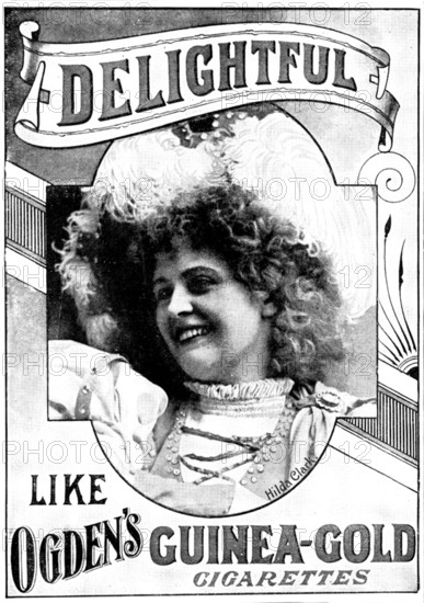 Advertisement for Ogden's Guinea-Gold Cigarettes, 1898. Creator: Unknown.