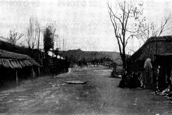 The French Aggressions in West Africa: scenes in the Royal Niger Company's Territory, 1898. Creator: Charles Forbes Harford-Battersby.
