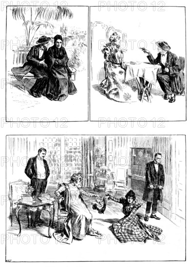22a, Curzon Street, the new play at the Garrick Theatre, 1898. Creator: Carl Hentschel.