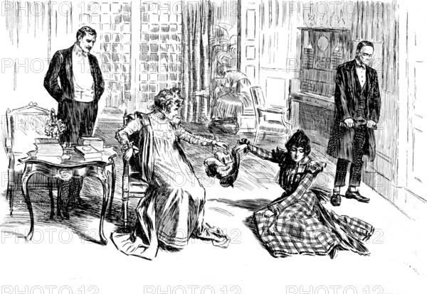 22a, Curzon Street, the new play at the Garrick Theatre, 1898. Creator: Carl Hentschel.