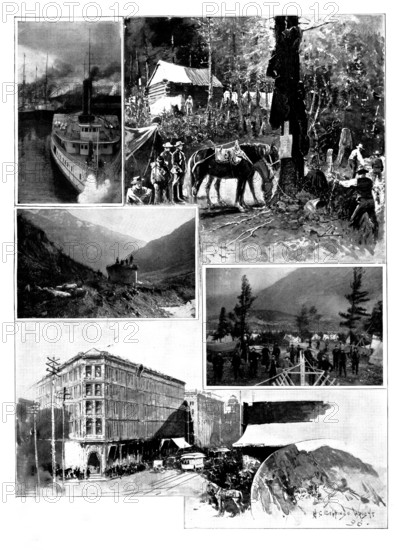 On the Way to Klondike, 1898. Creator: Unknown.