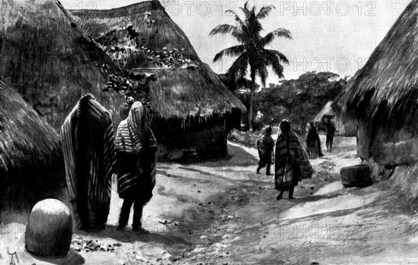 The West African Question: "Eguns," or sacred beings supposed to have risen from the dead..., 1898. Creator: Unknown.