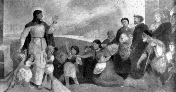 Christ Blessing Little Children, 1898. Creator: Unknown.