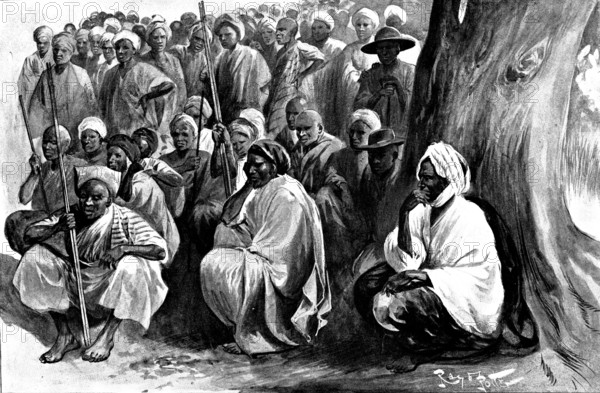 With the British Expedition from Accra to the Gold Coast Hinterland: Barbatu..., 1898. Creator: Unknown.