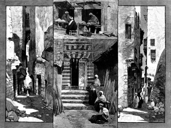 Scenes in Cairo, 1898. Creator: J, Johnstone.