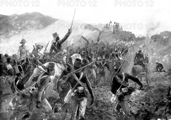 The Soudan Advance: "Hey! Ho! Saladin!" a marching song of the Soudanese, 1898. Creator: Unknown.