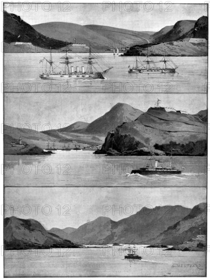 The Chinese Question: views of the stations acquired by Great Britain and Russia, 1898. Creator: Unknown.