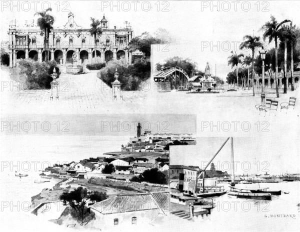 The Spanish-American Crisis: views of Havana, the capital of Cuba, 1898. Creator: Unknown.