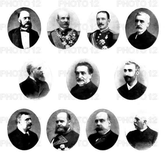 The Spanish-American Crisis: the leaders of Spanish opinion to-day, 1898. Creator: Fernando Debas.