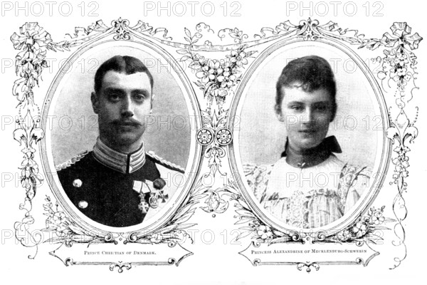 Royal Wedding at Cannes, 1898. Creators: Carl Sonne, Fritz Henschkel.