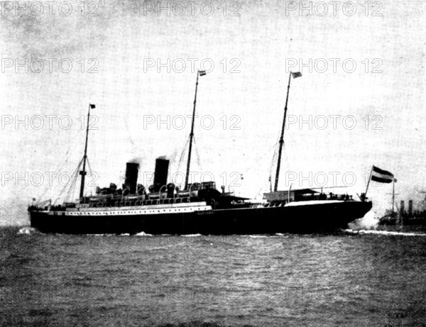 The Spanish-American War: Spanish war-ships - Spree, 1898. Creator: G. West and Son.