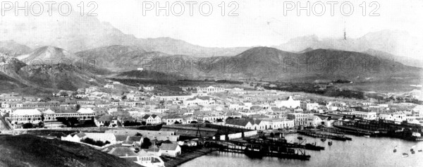 The Spanish-American War: views of St. Vincent, Cape Verde..., 1898. Creator: F. B. Foy.