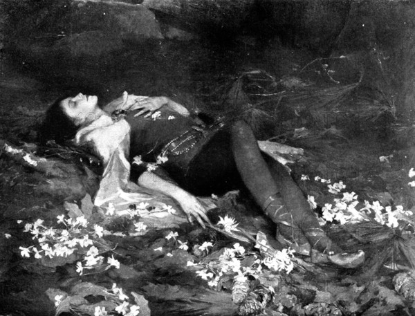 Pictures from the Royal Academy: Imogen - Elizabeth Forbes, 1898. Creator: Unknown.