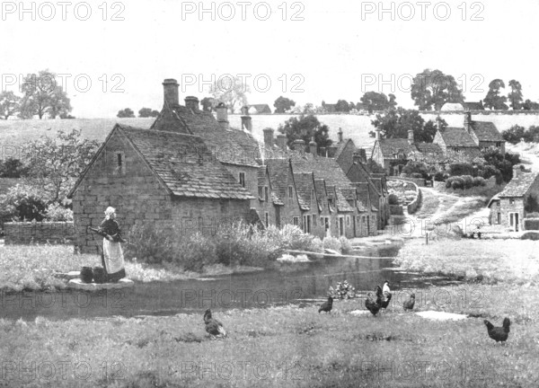 Pictures from the Royal Academy: Arlington Row, Gloucestershire - George D. Leslie, R.A., 1898. Creator: Unknown.