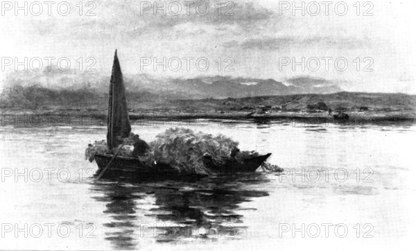 Pictures from the Royal Academy: Bringing Home the Bracken - Colin Hunter, A.R.A., 1898. Creator: Unknown.