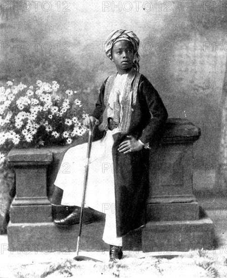 His Highness Seyyid Ali, son of the Sultan of Zanzibar, 1898. Creator: Gunn & Stuart.