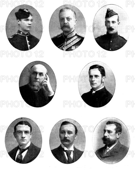 Various portraits, 1898. Creators: Unknown, Maull & Fox, Arthur Debenham, Elliott & Fry.