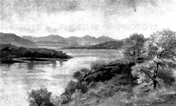 Pictures from the Royal Academy: The Hills of Skye, from Loch Duich - Colin Hunter, A.R.A., 1898. Creator: Unknown.