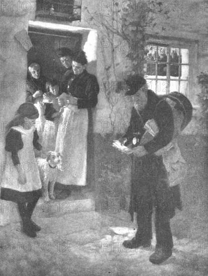 Pictures from the Royal Academy: The Letter -  Stanhope A. Forbes, A.R.A., 1898. Creator: Unknown.