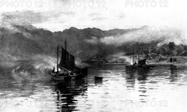 Pictures from the Royal Academy: Still Evening - Colin Hunter, A.R.A., 1898. Creator: Unknown.