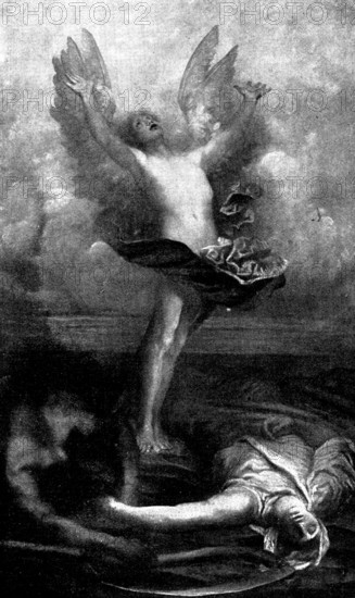 Pictures from the Royal Academy: Love Triumphant - G. F. Watts, R.A., 1898. Creator: Unknown.