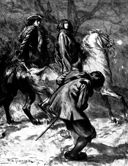 The Conversion of Christopher Ricroft, Highwayman: ...his right hand was severed..., 1898. Creator: Unknown.