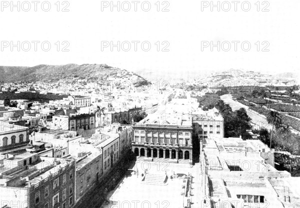 The Spanish-American War:...Grand Canary Island...the Plaza de Santa Ana, Las Palmas..., 1898. Creator: Charles Nanson.