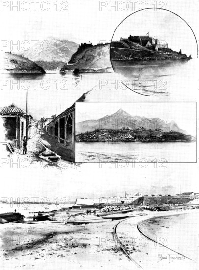 The Spanish-American War: views on the coast of Cuba, 1898. Creator: Unknown.